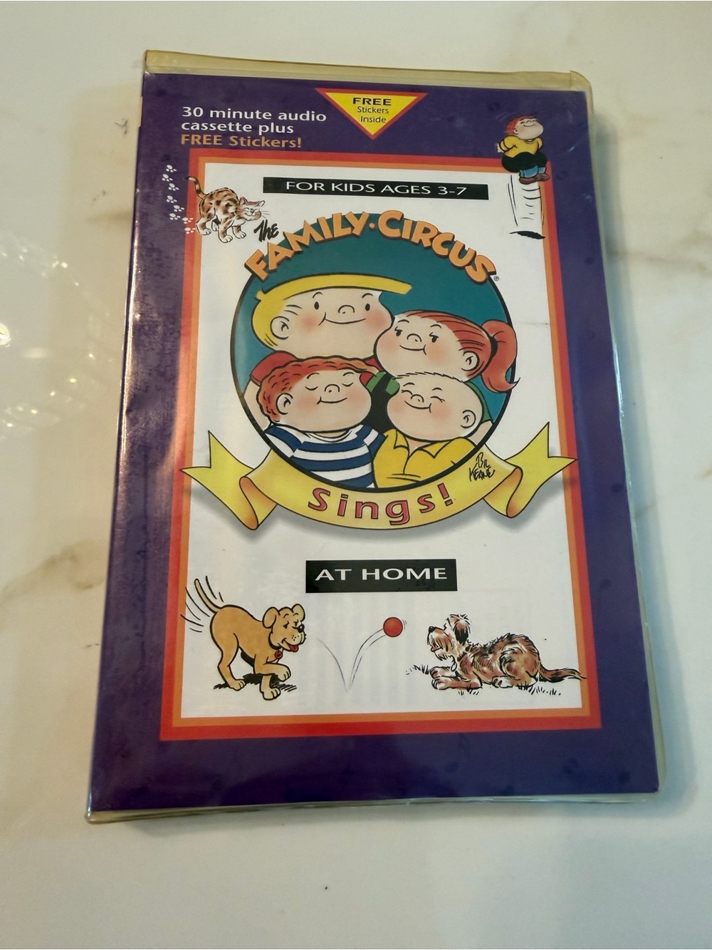 The Family Circus Sings! Kids Audio Cassette - plus free stickers!